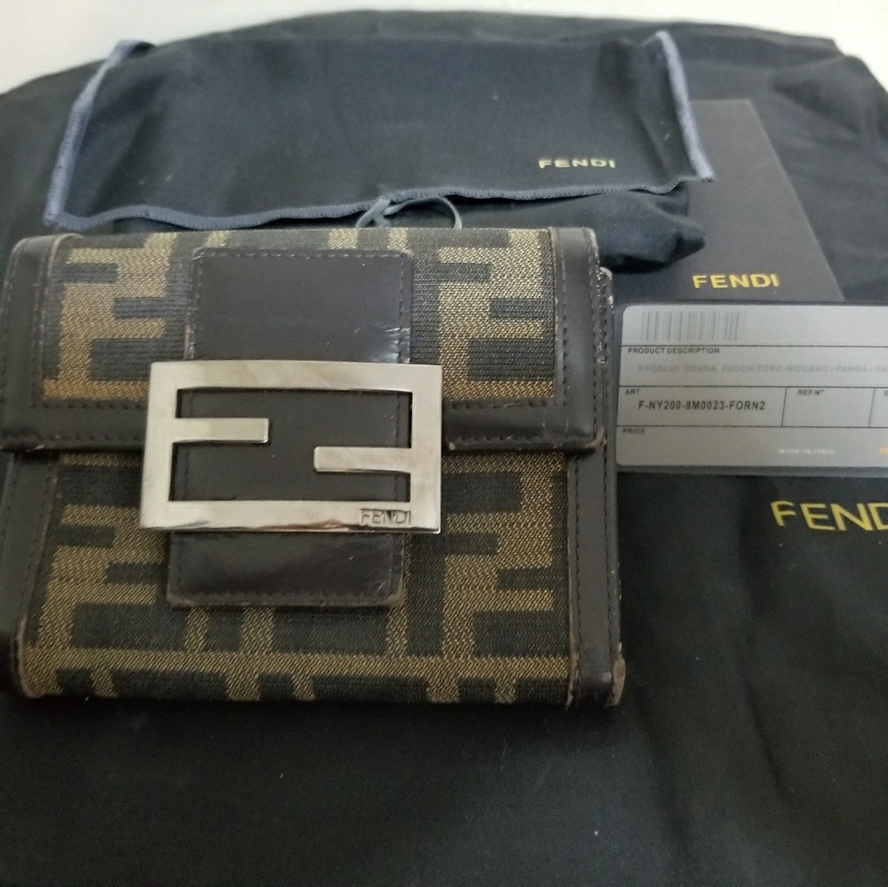 Fendi Canvas Wallet